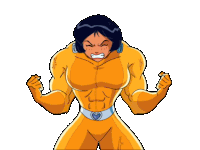 Totally Spies Alex Muscles Sticker
