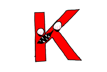 Letter K Killer GIF
