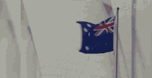 Flag In The Wind Australia GIF - Flag In The Wind Australia Australian Flag GIFs
