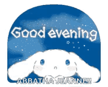Good Evening Abbatha Jeanne GIF - Good Evening Abbatha Jeanne GIFs