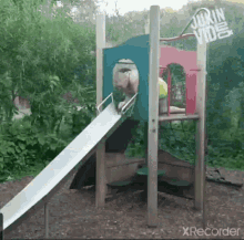 Slide Grown Man GIF - Slide Grown Man Flip Over GIFs