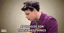 Apologize For Those Bad Things Yungblud GIF - Apologize For Those Bad Things Yungblud Popbuzz GIFs