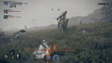 a screenshot of a video game with a character named dragonfire knight on the screen