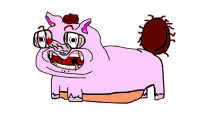 Weird Pig GIF - Weird Pig Possum GIFs