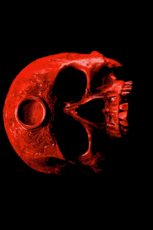 lucas anderson skull death scary pixel sort