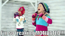 I'M So Freaking Motivated!!! GIF - Freaking Motivated Kid GIFs
