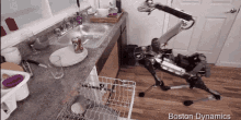 Robot Dish Washer GIF