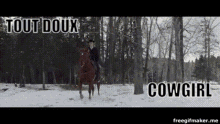 Cowgirl Toutdoux GIF - Cowgirl Toutdoux GIFs