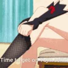 yujin seiiki yujin anime thighs