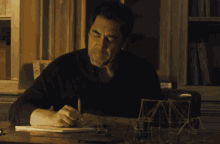 frustrated javier bardem mother writing