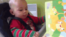 Baby Hears A Lion For The First Time GIF - Baby Lion Roar Baby GIFs