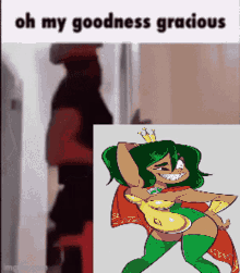 Oh My Goodness Oh My Goodness Gracious GIF - Oh My Goodness Oh My Goodness Gracious Queen K Rool GIFs