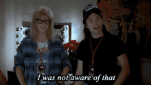 Waynes World I Was Not Aware Of That GIF - Waynes World I Was Not Aware Of That GIFs
