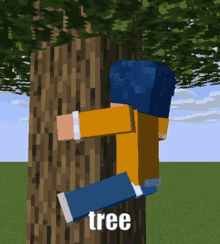 tree minecraft big boi big boi