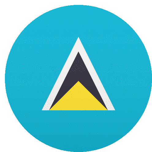 St Lucia Flags Sticker - St Lucia Flags Joypixels Stickers
