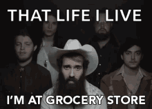 Im At Grocery Store Band GIF