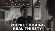 Youre Looking Real Thirsty Raising Dion GIF - Youre Looking Real Thirsty Raising Dion Do You Need A Drink GIFs