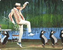 Penguin Kick GIF - Penguin Kick Dancing GIFs