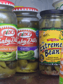 Jarred Pickles Baby Dill Kosher Style GIF