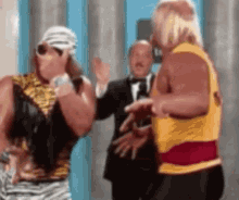 Hulk Hogan Macho Man GIF - Hulk Hogan Macho Man Handshake GIFs