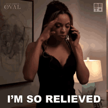 Im So Relieved Lilly Winthrop GIF - Im So Relieved Lilly Winthrop The Oval GIFs