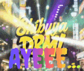 a sign that says shibuya dpm ayeee on it