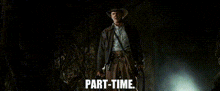 Indiana Jones Part Time GIF - Indiana Jones Part Time Harrison Ford GIFs