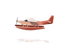 seaplane fly float flying plane