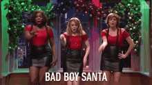 Bad Boy Santa Dancing GIF - Bad Boy Santa Dancing Pointing GIFs