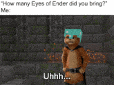 Eyes Of Ender Puss In Boots GIF - Eyes Of Ender Puss In Boots Minecraft Speedrun GIFs