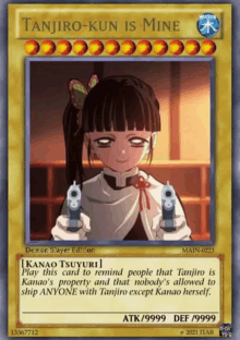 Kanao Demon Slayer Kanao Card GIF - Kanao Demon Slayer Kanao Card GIFs