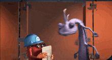 Monsters Inc Randall GIF - Monsters Inc Randall Why Are You Still Here GIFs