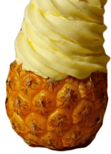 Ice Cream Pineapple Sticker - Ice Cream Pineapple Sweet Stickers