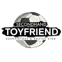 a soccer ball with the words secondhand toyfriend on it