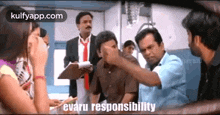 Evaru Responsibility.Gif GIF - Evaru Responsibility Responsibility Venky Movie GIFs