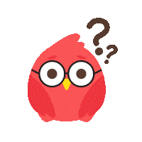 Bird Question Sticker - Bird Question Stickers