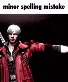 minor spelling mistake dante devil may cry
