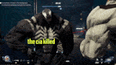 a screenshot of a video game with the cia killed
