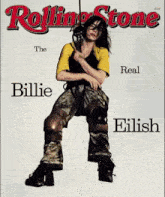 Billie Eilish Billie Eilish Rolling Stone GIF - Billie Eilish Billie Eilish Rolling Stone Rolling Stone Billie Eilish GIFs
