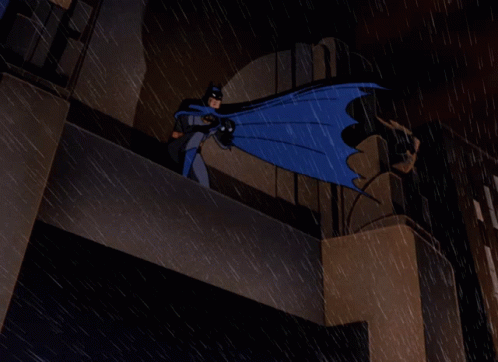 Batman Batman The Animated Series GIF - Batman Batman The Animated Series  Raining - Discover & Share GIFs