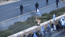 Water Cannon Protest GIF