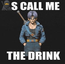 The Drink Future Trunks GIF