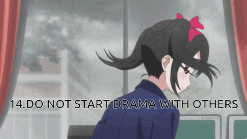 Do Not Start Drama With Other Anime GIF - Do Not Start Drama With Other  Anime Kawaii - Discover & Share GIFs