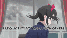 Do Not Start Drama With Other Anime GIF - Do Not Start Drama With Other Anime Kawaii GIFs