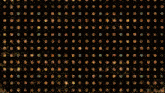 a target is surrounded by a grid of dots on a dark background