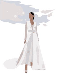 white gown women women power dress