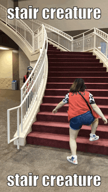 Stairs Creature GIF - Stairs Creature GIFs