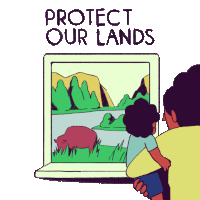 Public Lands Protect Our Lands Sticker