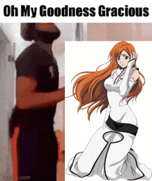 Oh My Goodness Gracious Orihime Inoue GIF - Oh My Goodness Gracious Orihime Inoue Bleach GIFs