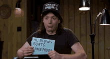 waynes world mike myers he blows goats lol funny